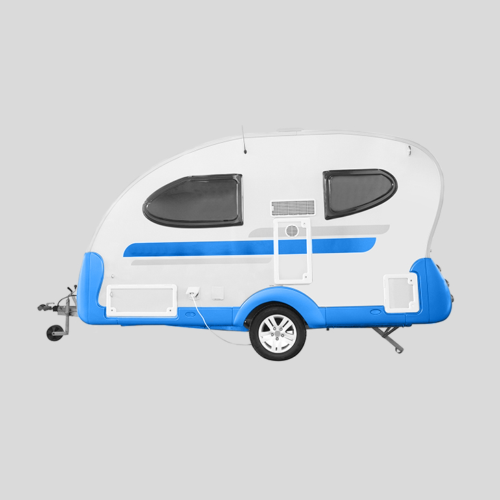 A towable camper